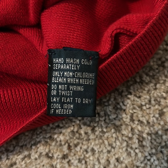 NWOT Ralph Lauren Polo Pony Pima Cotton V neck Sweater - Picture 7 of 8